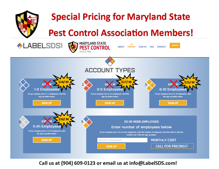 State Association Special Pricing